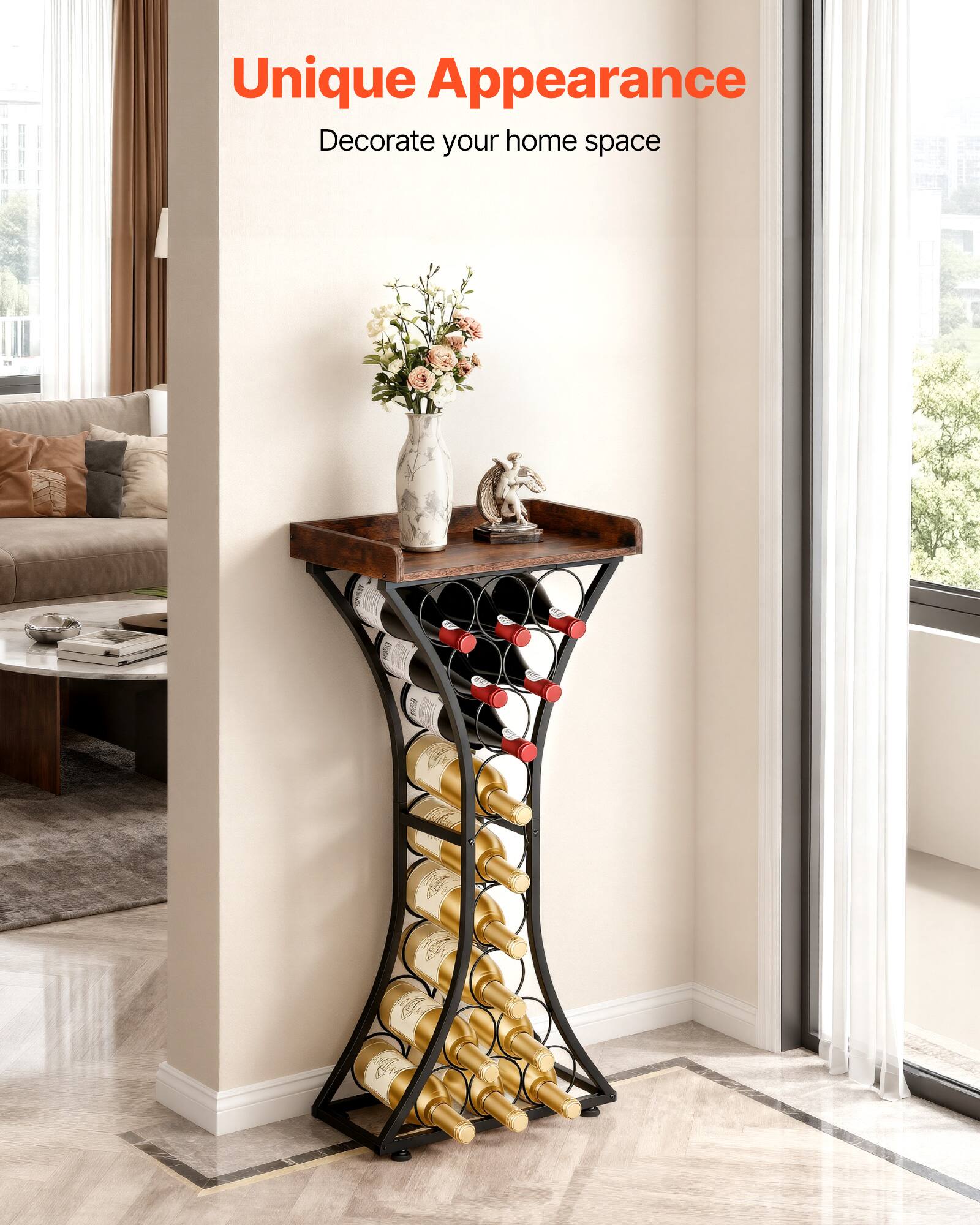 Unique Appearance  
Decorate your home space