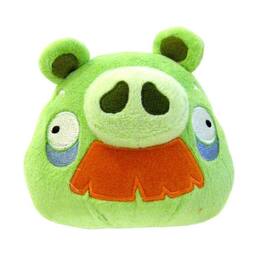 Commonwealth Toys - Angry Birds 12" Moustache Pig Plush Officially Licensed - Green