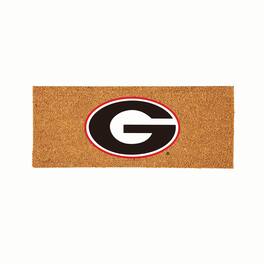 Evergreen Enterprises - Georgia Bulldogs 24" x 60" Outdoor Team Color Logo Coir Mat - Brown
