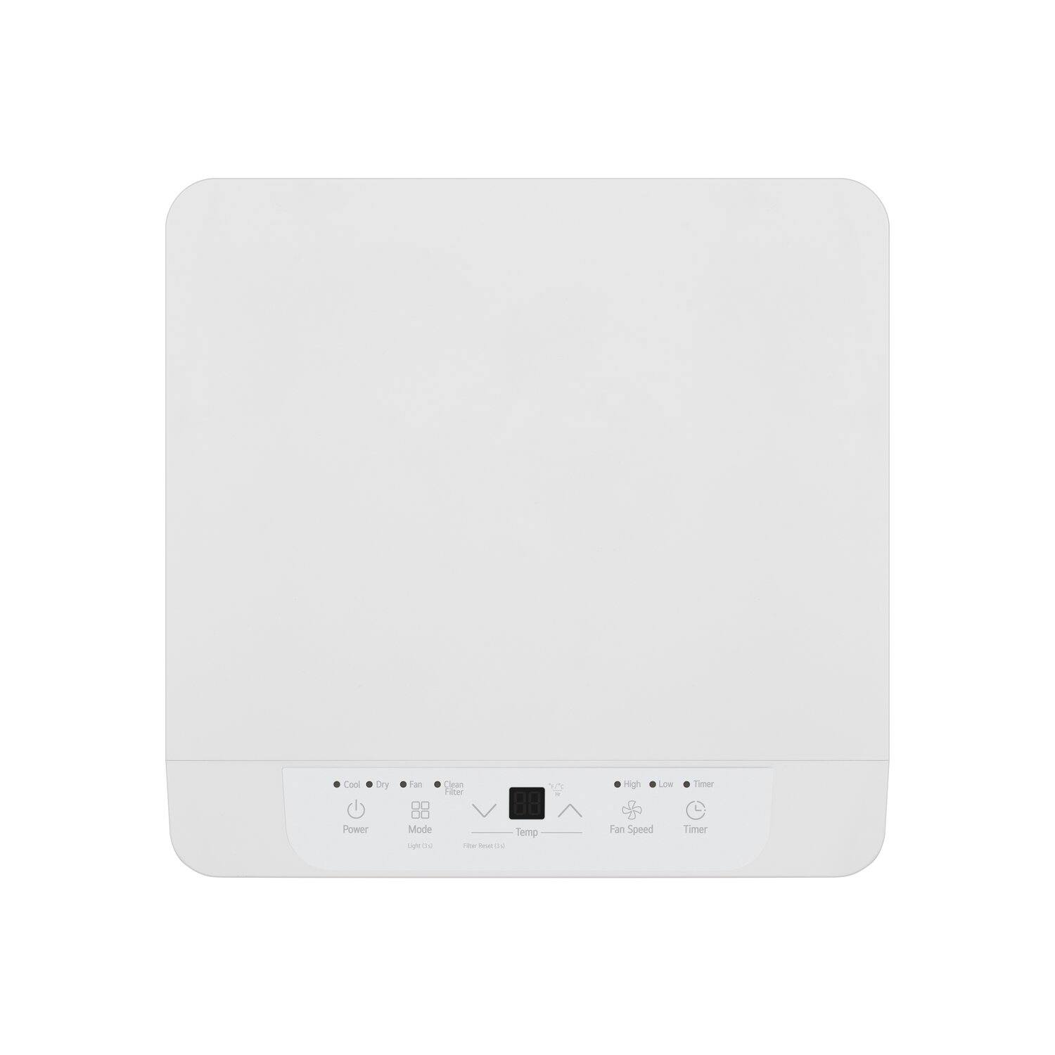 Loes Ory Power fan Clean Air 88 Mode LP-EI

- Cool
- Dry
- Fan
- Clean Filter
- Power
- Mode
- Light On/Off
- Filter Reset
- Temp
- High
- Low
- Timer
- Fan Speed
- Timer