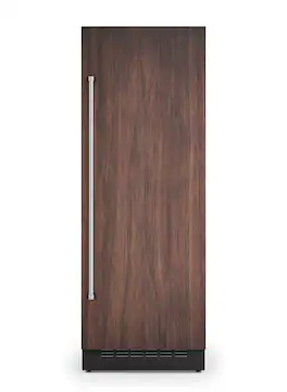 Viking - 30"W VEIL Integrated Counter-Depth All Refrigerator-Custom Panel _RH - Custom Panel Ready