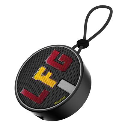 Front. Keyscaper - Marvel Badge Waterproof Speaker - Deadpool Wolverine 1.