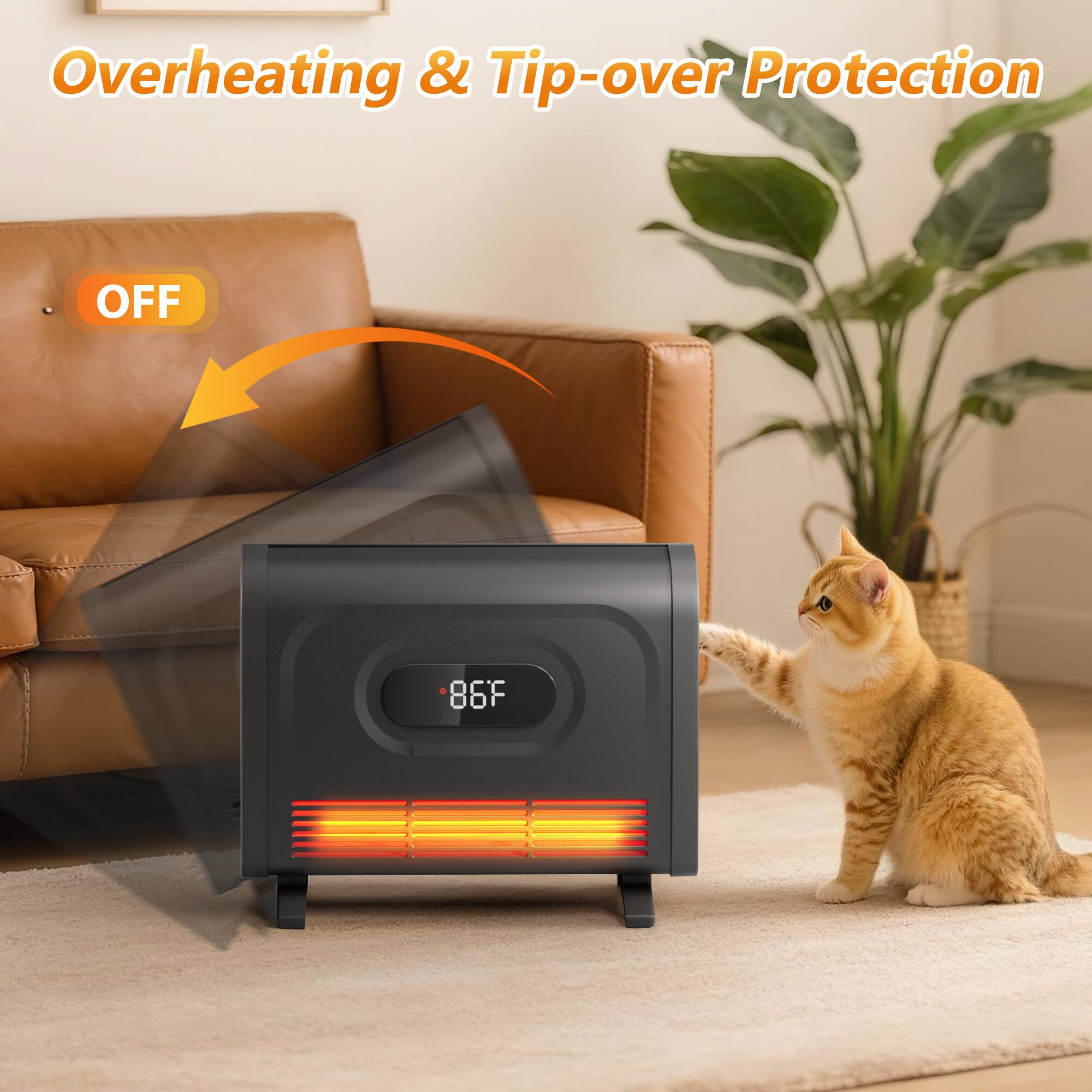 Overheating & Tip-over Protection OFF 86F