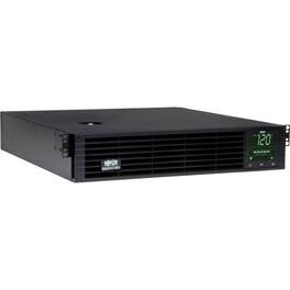 Tripp Lite - by Eaton UPS TAA SmartPro 120V 3kVA 2.25kW Line-Interactive Sine Wave UPS 2U Extended Run Network Card - Black