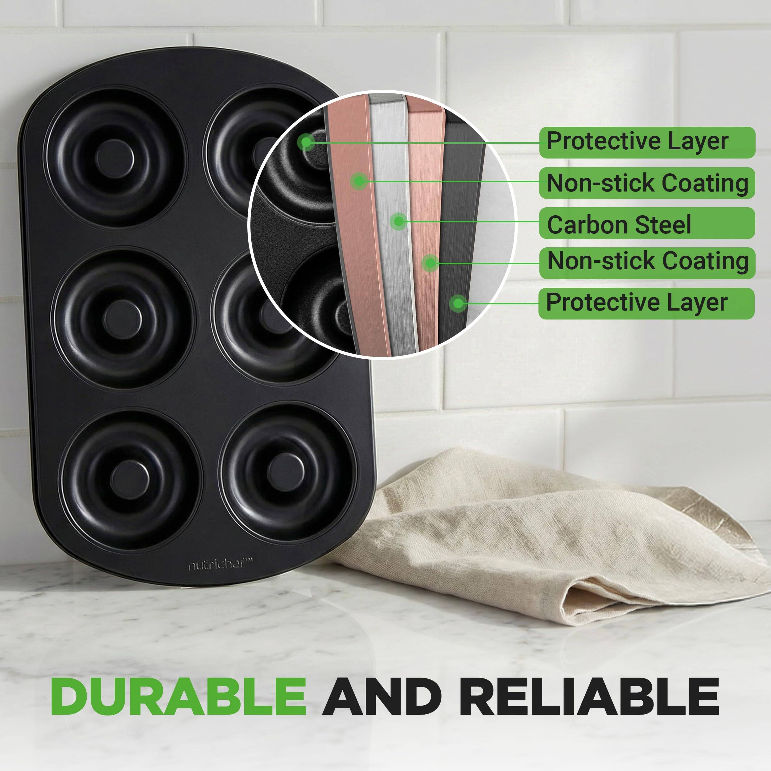 Protective Layer  
Non-stick Coating  
Carbon Steel  
Non-stick Coating  
Protective Layer  

DURABLE AND RELIABLE