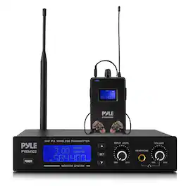 Pyle - Wireless in-Ear Monitor System - Pro Metal IEM with Bodypack Receiver, 220 Frequencies, Stereo