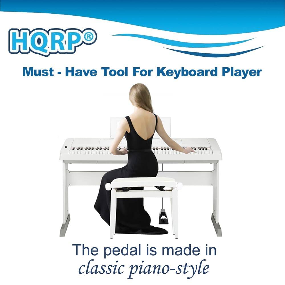 HQRP®  
Must - Have Tool For Keyboard Player  

The pedal is made in classic piano-style