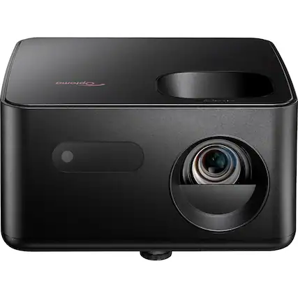 Front. Optoma - 4K UHD 3LED Compact Home Entertainment Projector PK31 - Black.