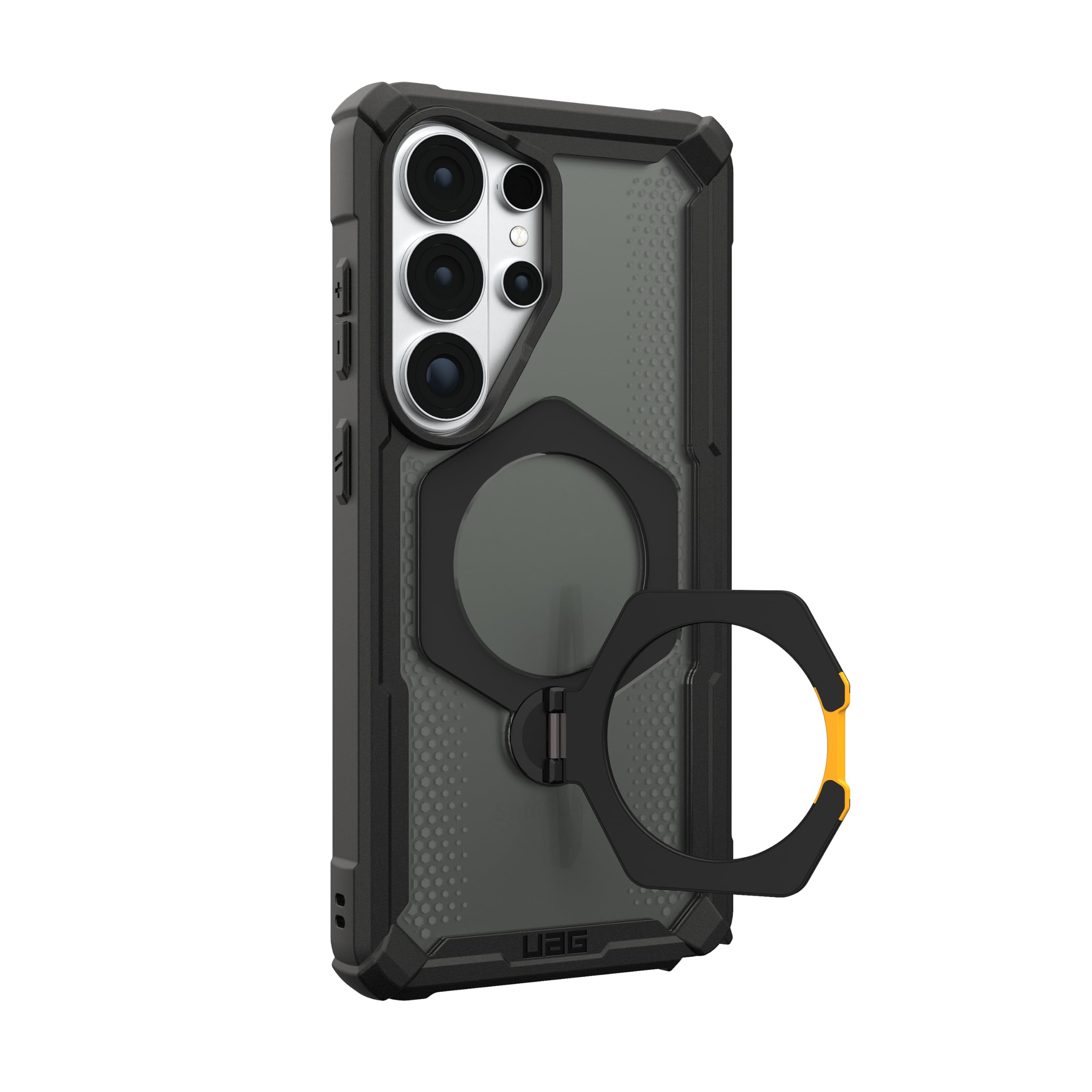 Alt View 7. UAG - Samsung Galaxy S26 Ultra Case w Magnetic Charging, 360° Built-In Kickstand, Sculpted Corners, Rugged Protective Cover - Black.