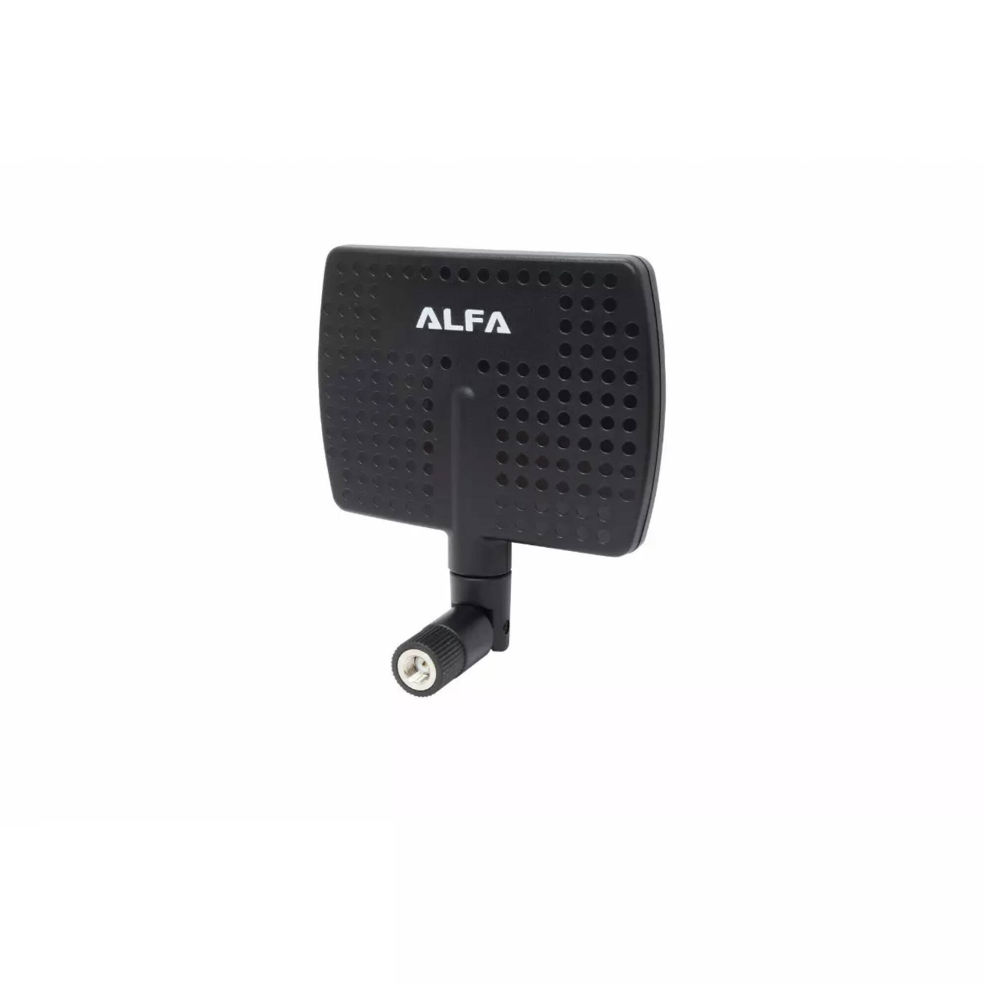 Alt View 1. Alfa - Network APA-M04 2.4GHz 7 dBi high gain directional indoor panel antenna with RP-SMA connector - Black.
