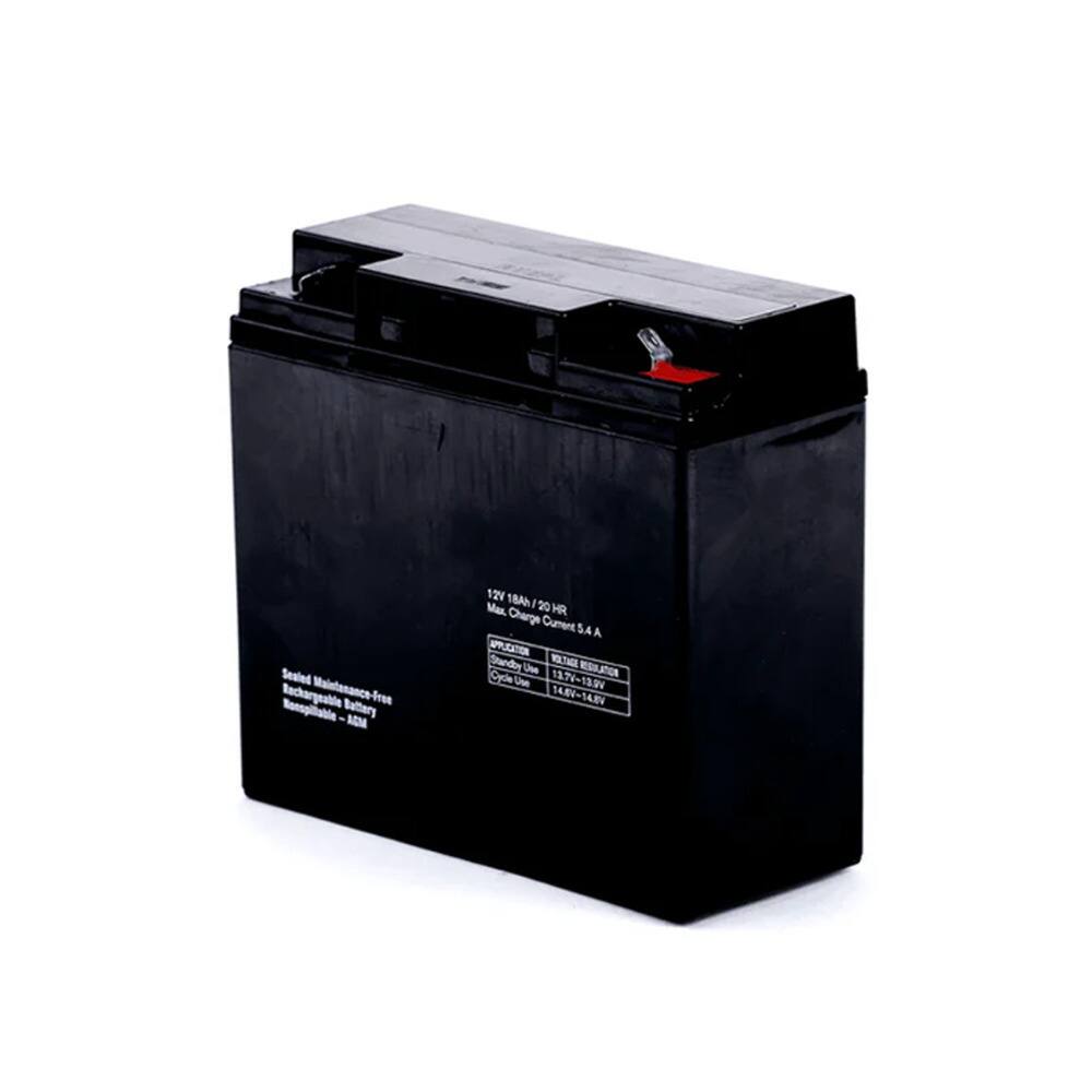 Sealed Maintenance-Free Rechargeable Battery MGMA 12V 18Ah Max. 20 HR Charge Current 5.4 A APPLICATION Standby Use WTR ES Cycle Use 13.7V-13.9V 14.5V-14.7V