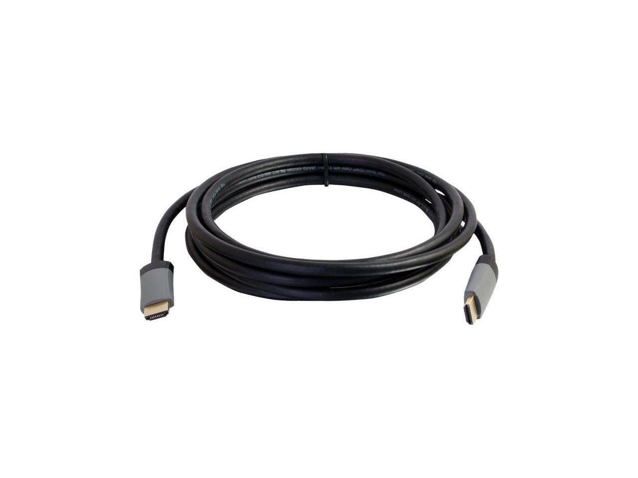 Alt View 1. Cables to Go - C2G 50628 Select 4K UHD High Speed HDMI Cable (60Hz) with Ethernet M/M, In-Wall CL2-Rated, Black (10 Feet, 3.04 Meters) - Gray.