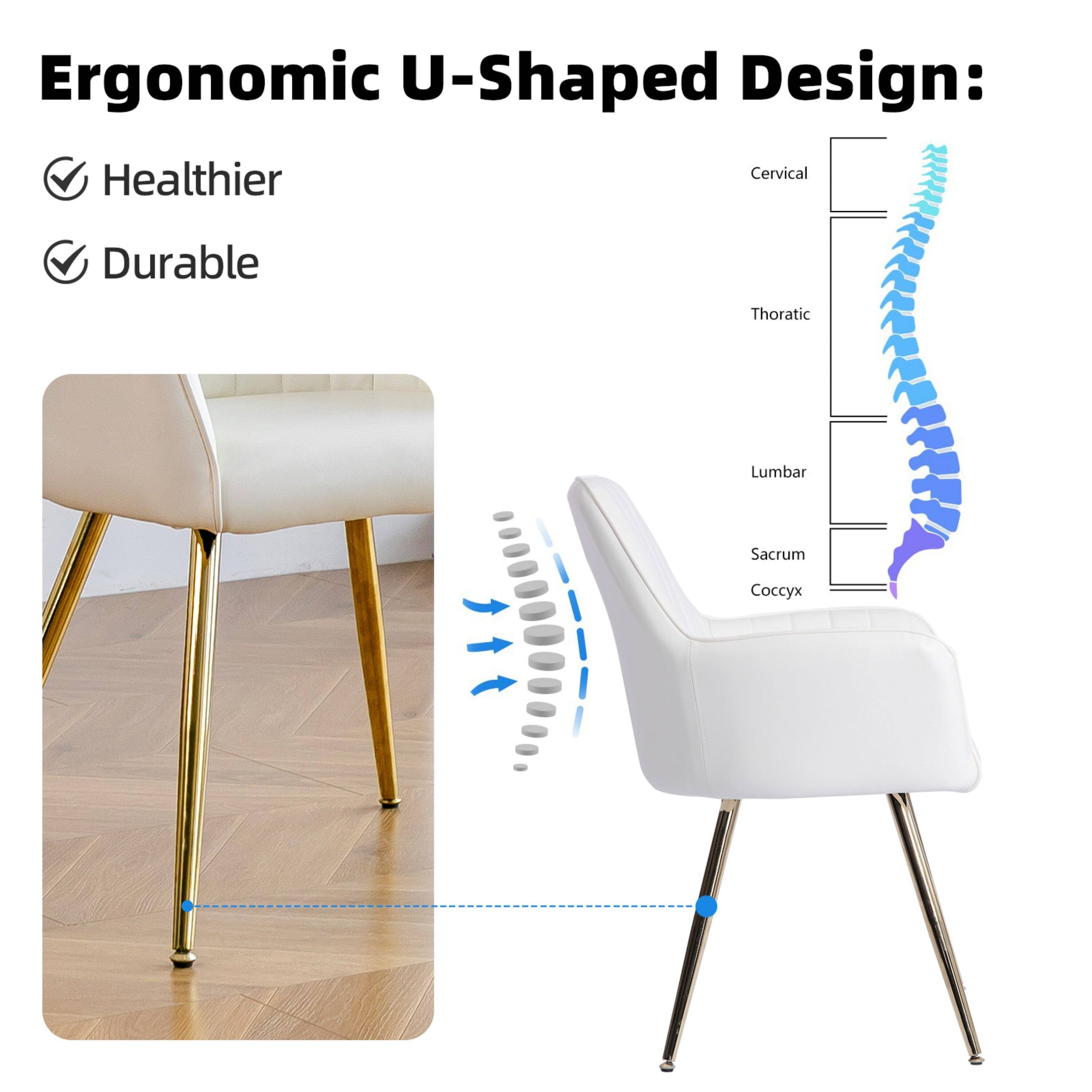 Ergonomic U-Shaped Design: Healthier, Durable

Cervical  
Thoracic  
Lumbar  
Sacrum  
Coccyx