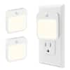 Front. Viviendo - Plug-In Motion Sensor Night Light, Dusk-to-Dawn LED with Stepless Dimming, Energy-Saving.