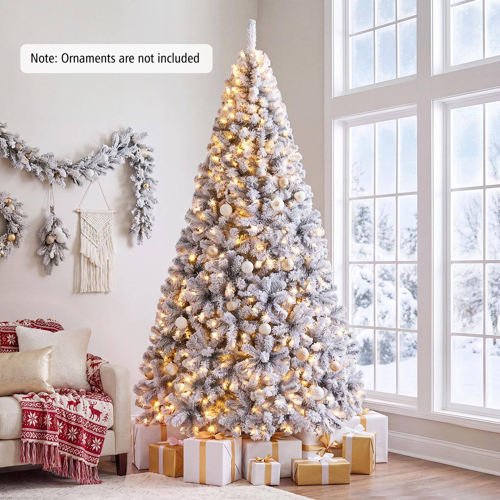 Note: Ornaments are not included