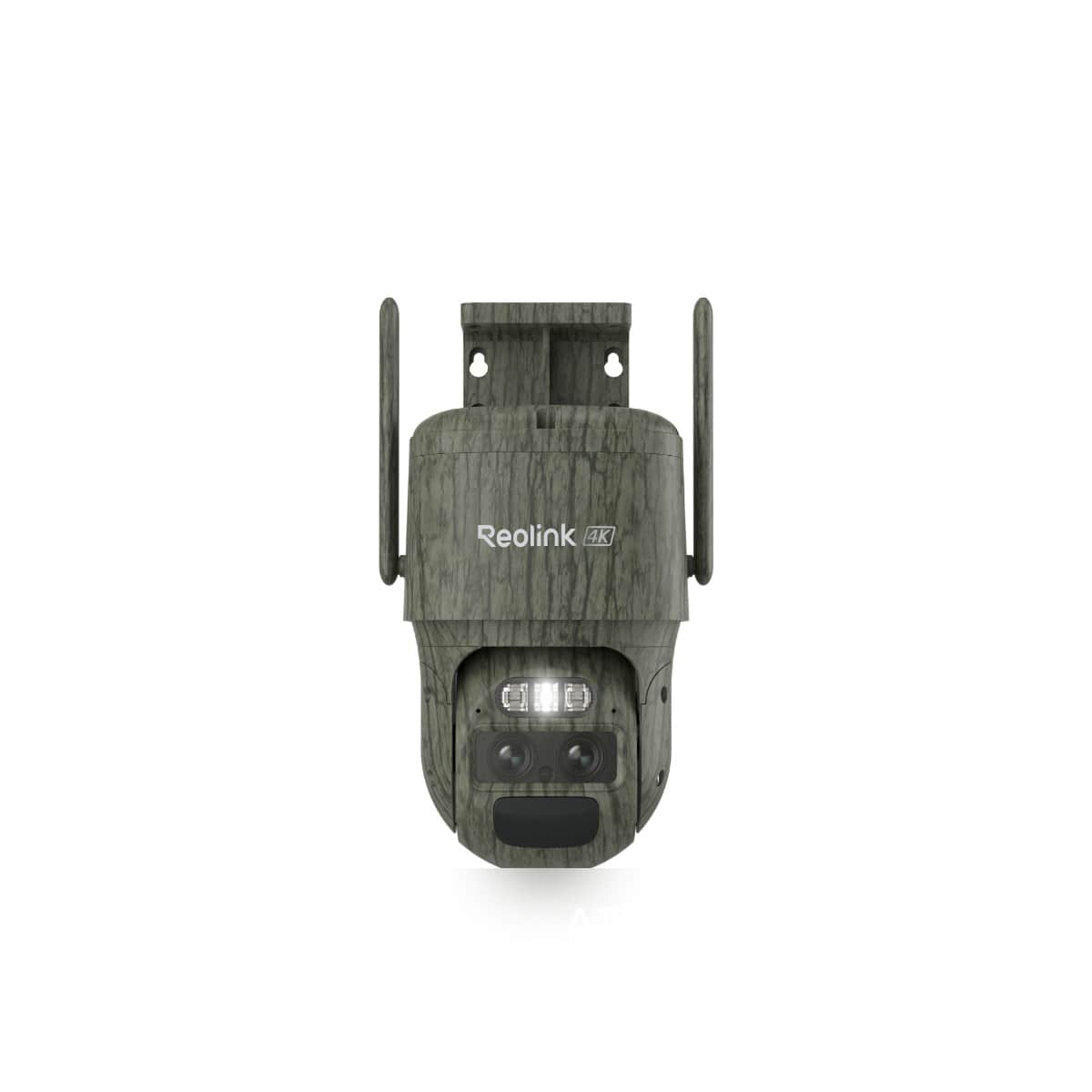 Reolink - TrackMix LTE-C 4G Dual-Lens 4K 8MP Battery Security Camera Auto-Zoom Tracking, Person/Vehicle/Animal Detection - Camouflage