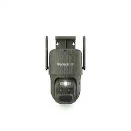 Reolink - TrackMix LTE-C 4G Dual-Lens 4K 8MP Battery Security Camera Auto-Zoom Tracking, Person/Vehicle/Animal Detection - Camouflage