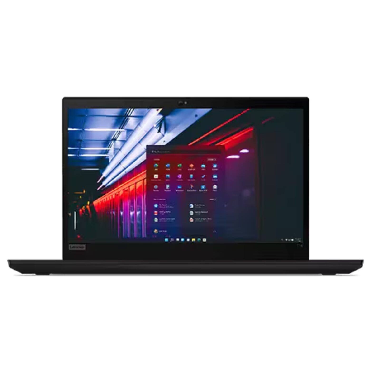 Alt View 6. Lenovo - ThinkPad T14 Gen 2 14" FHD IPS Intel Core i7-1185G7 3.0 GHz up to 4.8 GHz 16GB DDR4 256GB SSD Windows 11 Pro Laptop - Black.