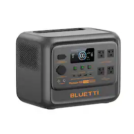 BLUETTI - 1800W(2000W) Continuous/3600W Peak Output 1024Wh Push Button Start LiFePO4 Battery Solar Generator for Outdoor (1024 Wh Capacity)