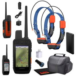 Garmin - Alpha 300i Handheld With 2x Alpha T20 Tracking Collar For Dogs With GPS