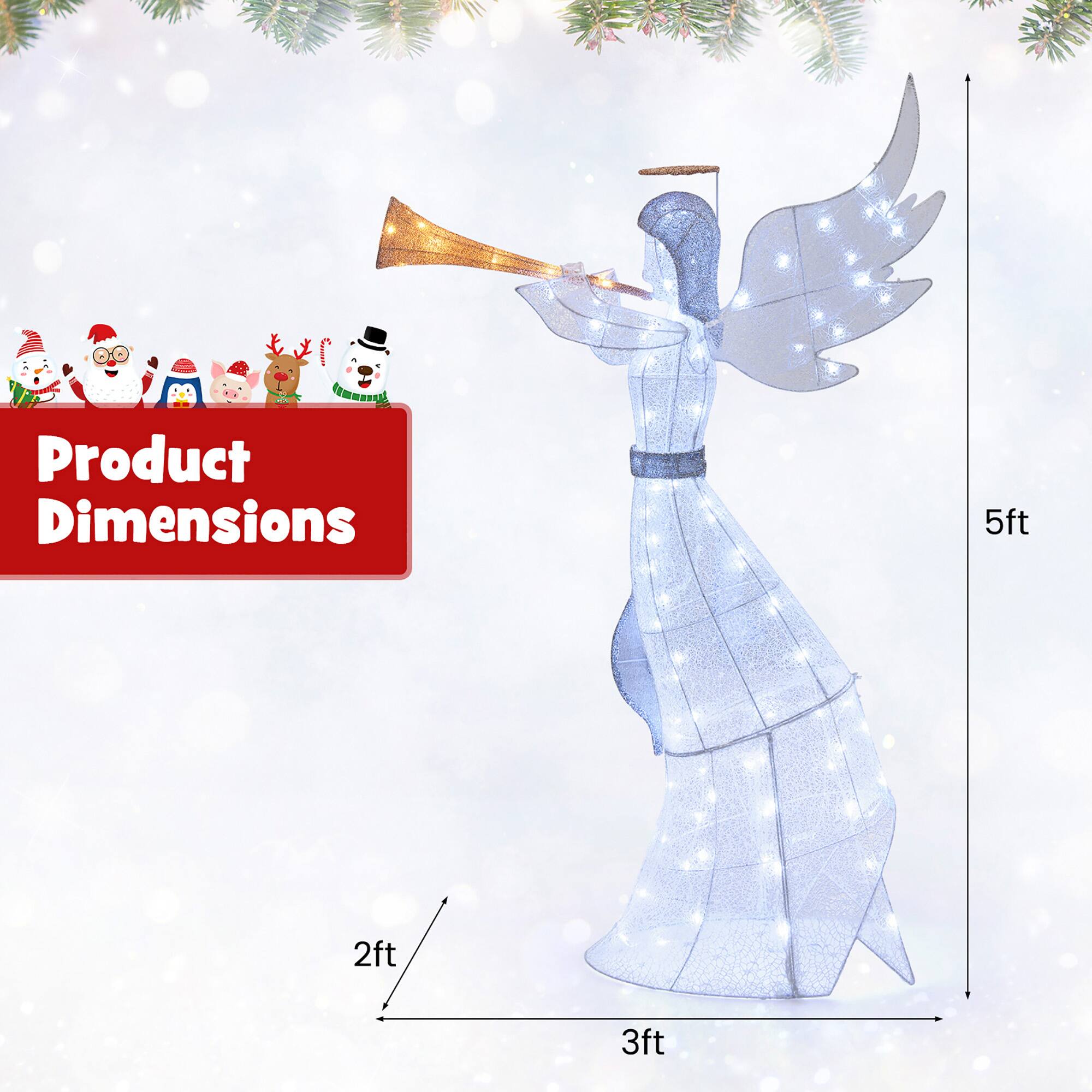 Product Dimensions  
Height: 5ft  
Width: 3ft  
Depth: 2ft