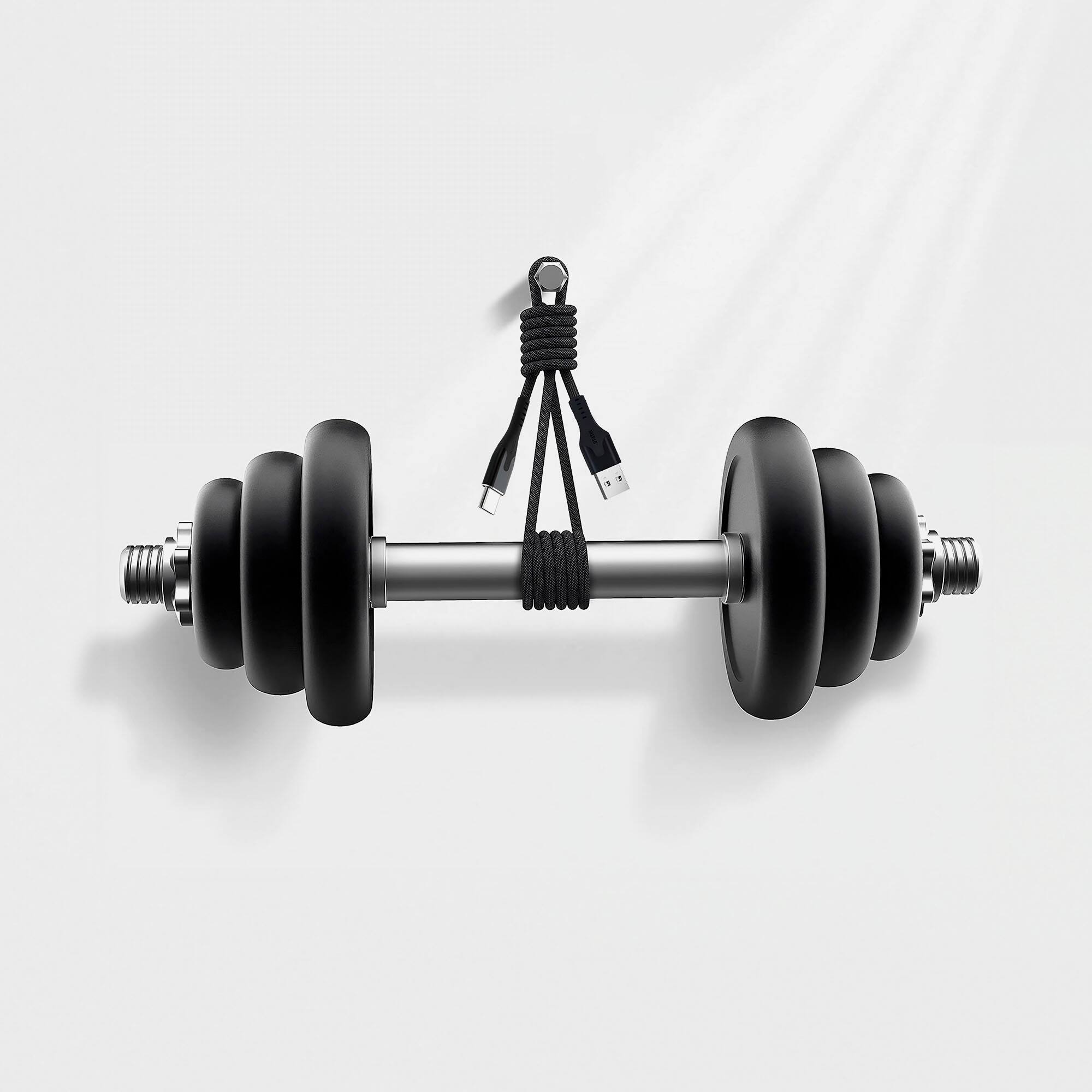 Alt View 18. STATIK - Magstack 3 Foot USB-A to USB-C Magnetic Charging Cable - Black.