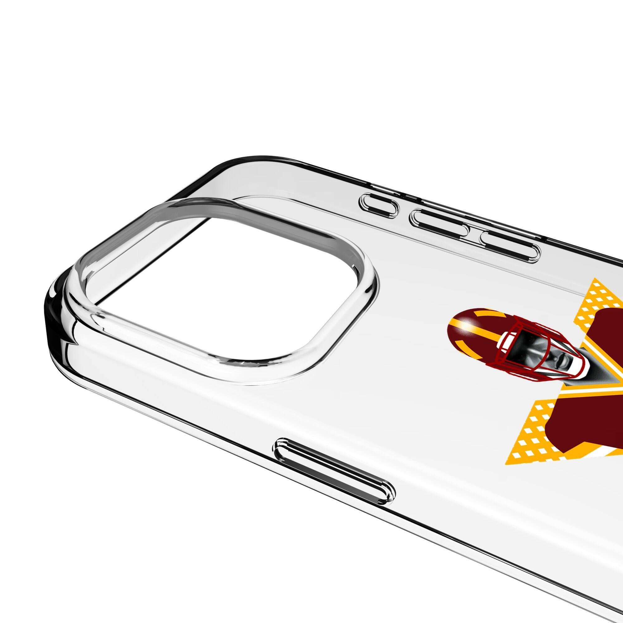 Alt View 2. Keyscaper - Washington Commanders iPhone Clear Case - 16 - Multicolor.