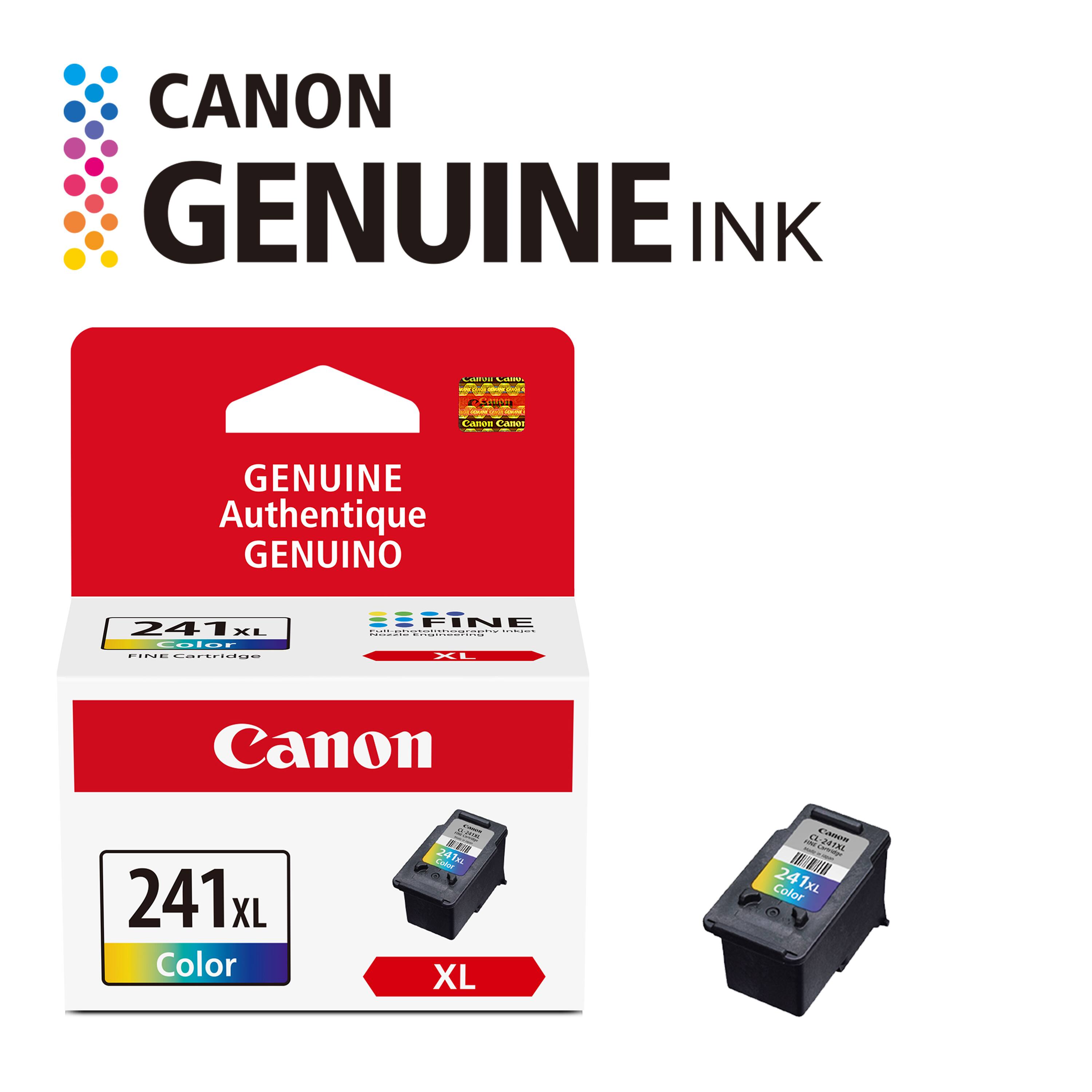 CANON GENUINE INK  
241XL Color  
XL  
Canon