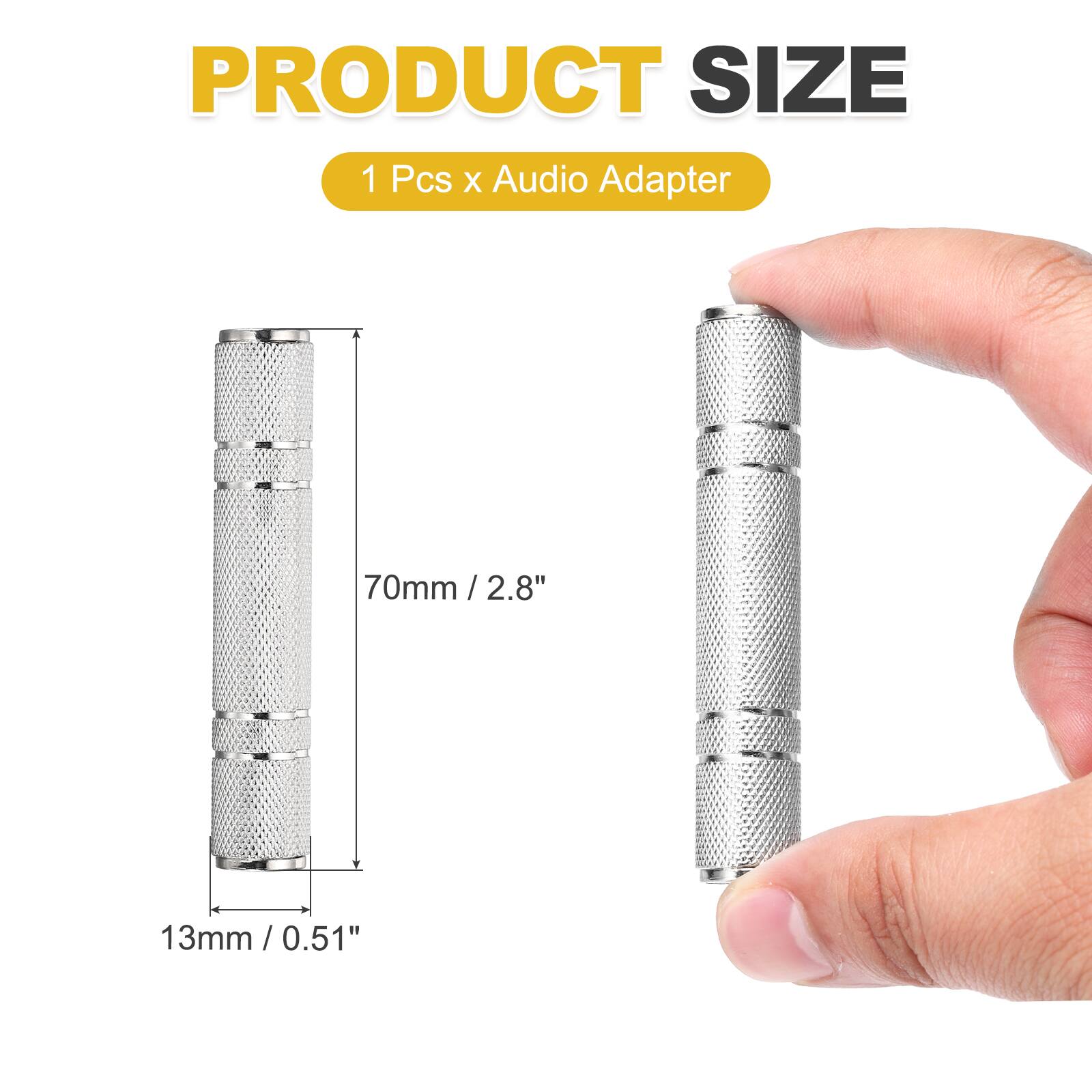 PRODUCT SIZE  
1 Pcs x Audio Adapter  
70mm / 2.8"  
13mm / 0.51"