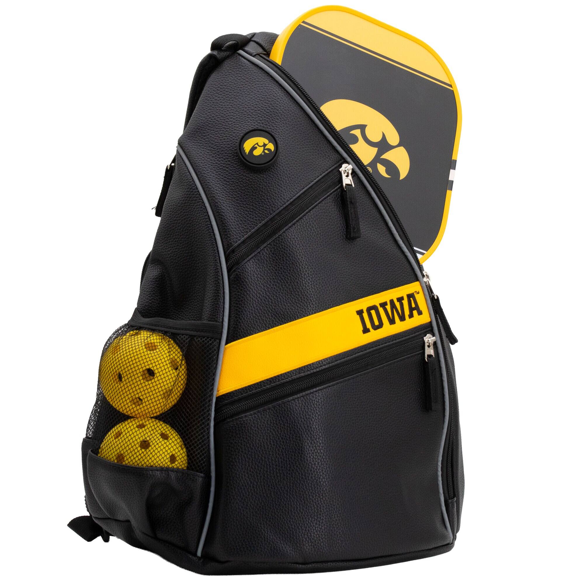 Alt View 3. Team Golf - Iowa Hawkeyes Embroidered Team Backpack - Multicolor.