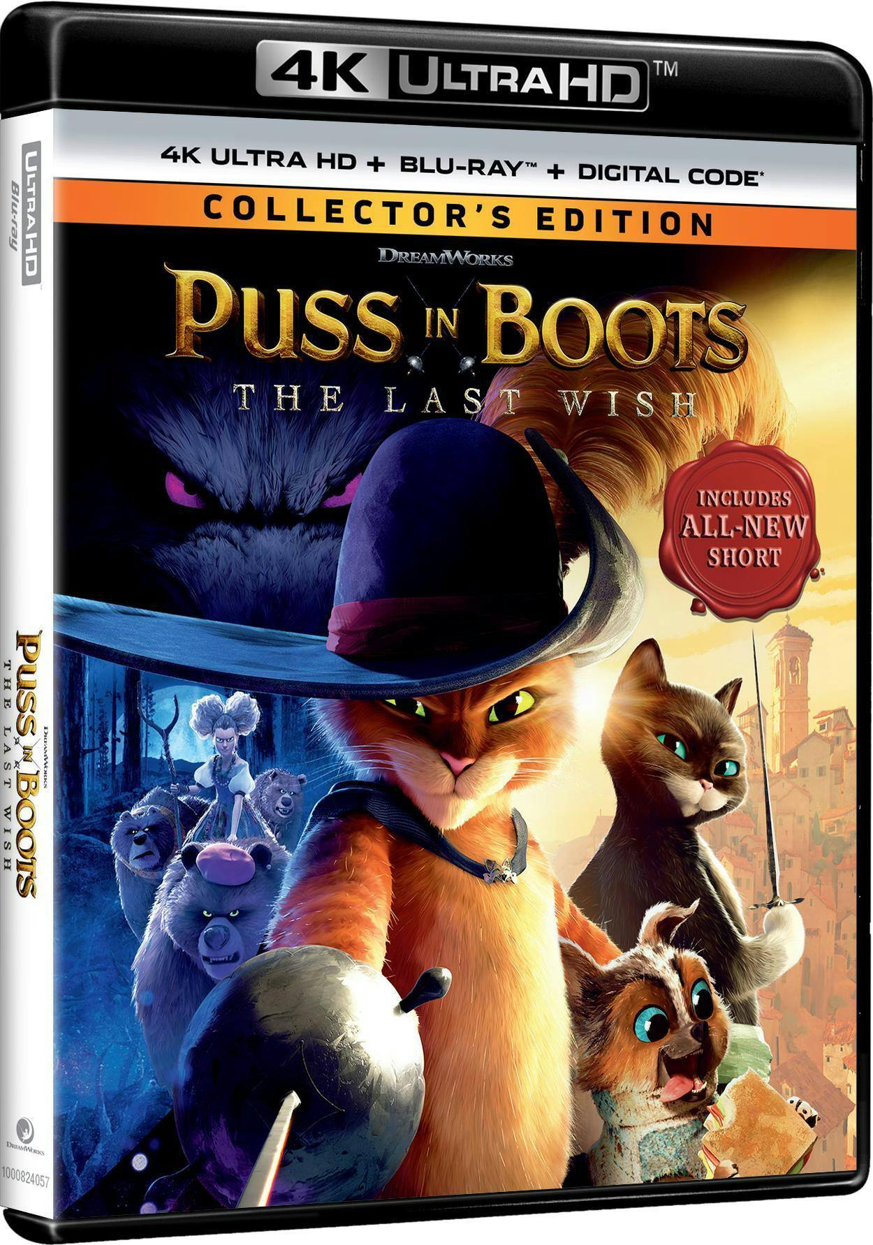 Angle. Puss in Boots: The Last Wish (4K Ultra HD + Blu-ray) [UHD].