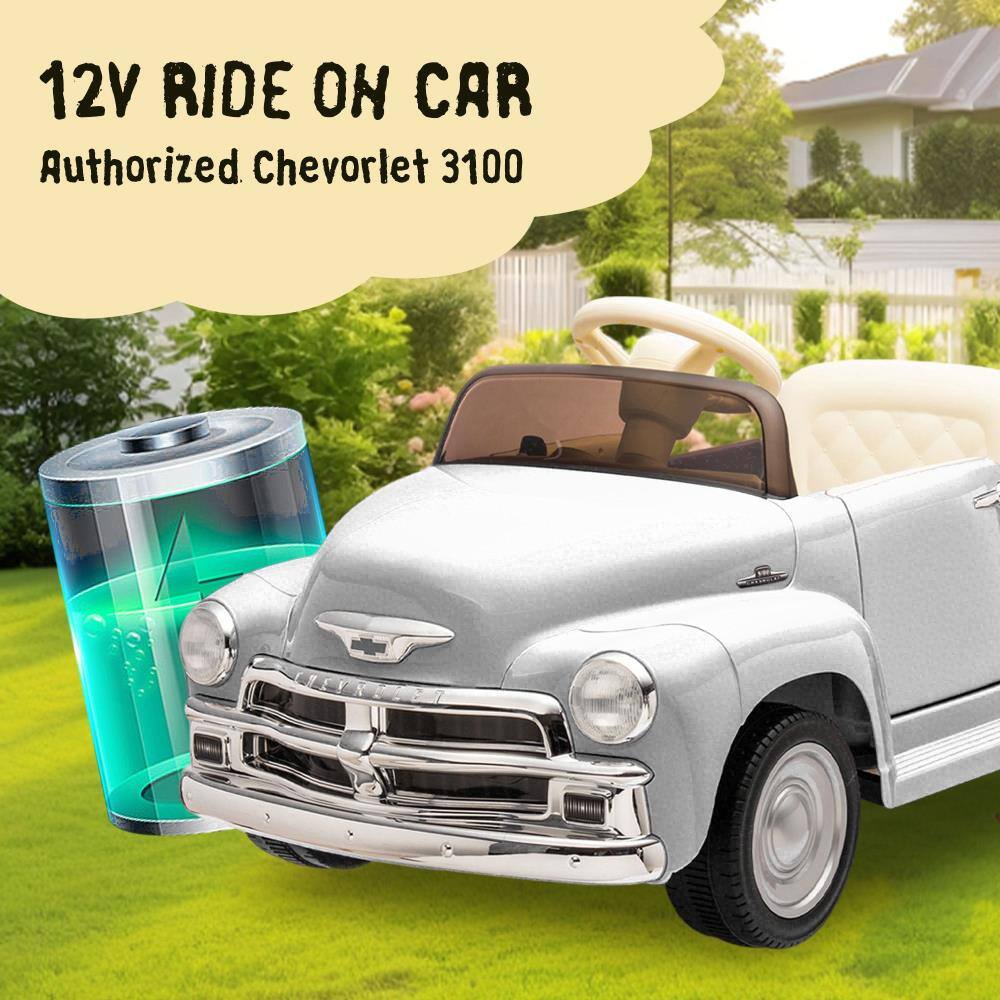 12V RIDE ON CAR  
Authorized Chevrolet 3100