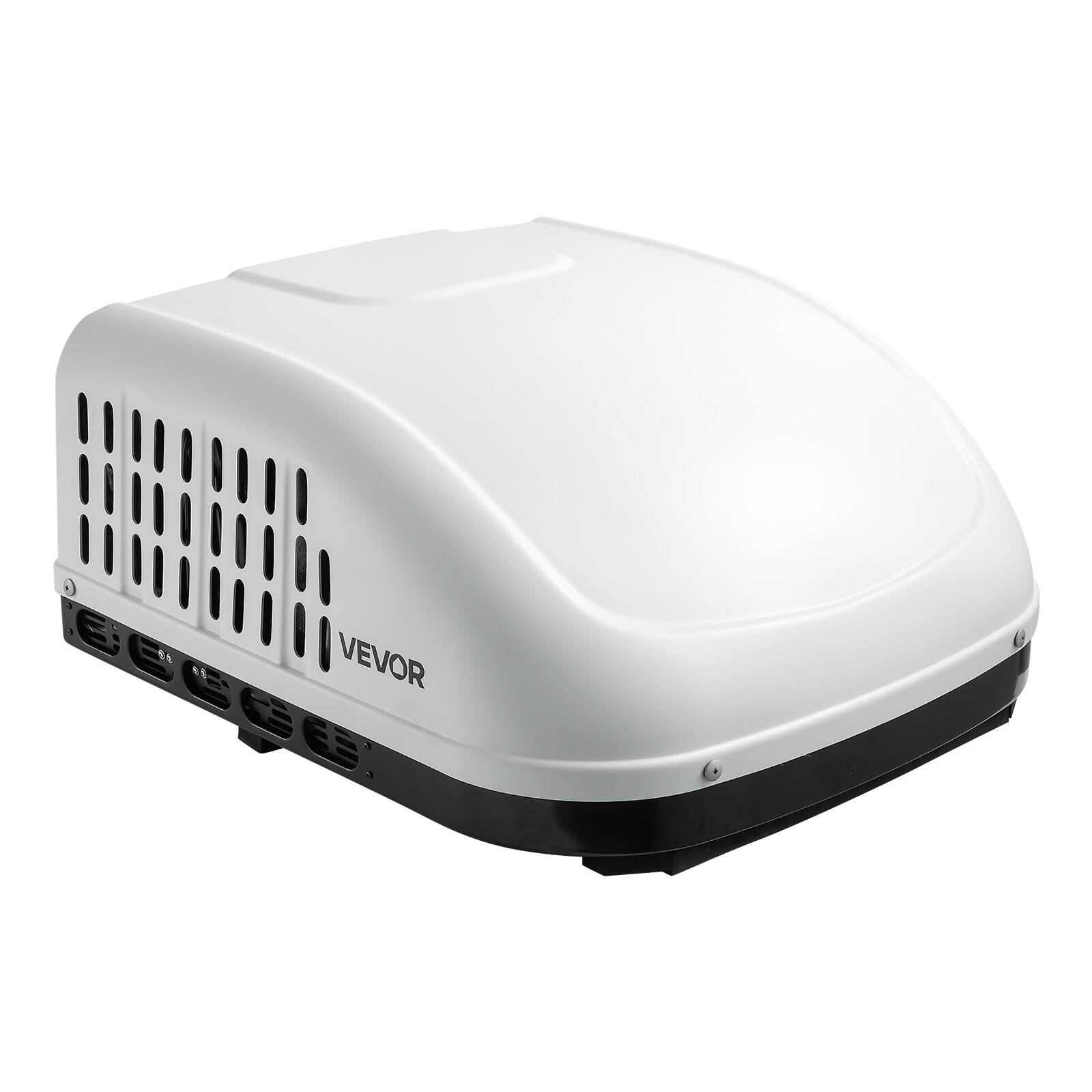 Front. VEVOR - RV Air Conditioner, 13500 BTU RV AC Unit,120V Ducted or Non-Ducted Rooftop Air Conditioner,Easy Install Quiet Cooling AC - White;Black.