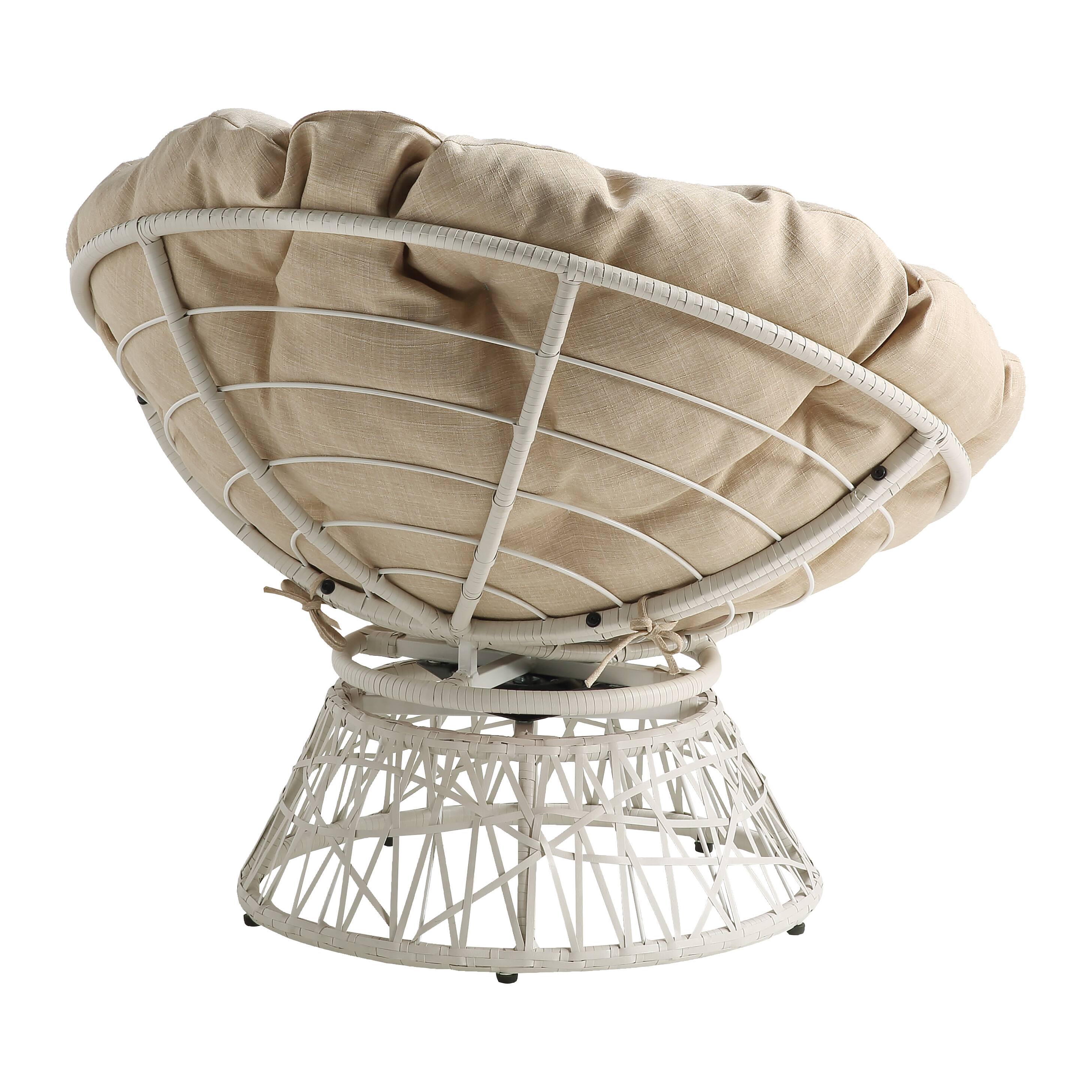 Alt View 12. OSP Home Furnishings - Papasan Chair - Cream.