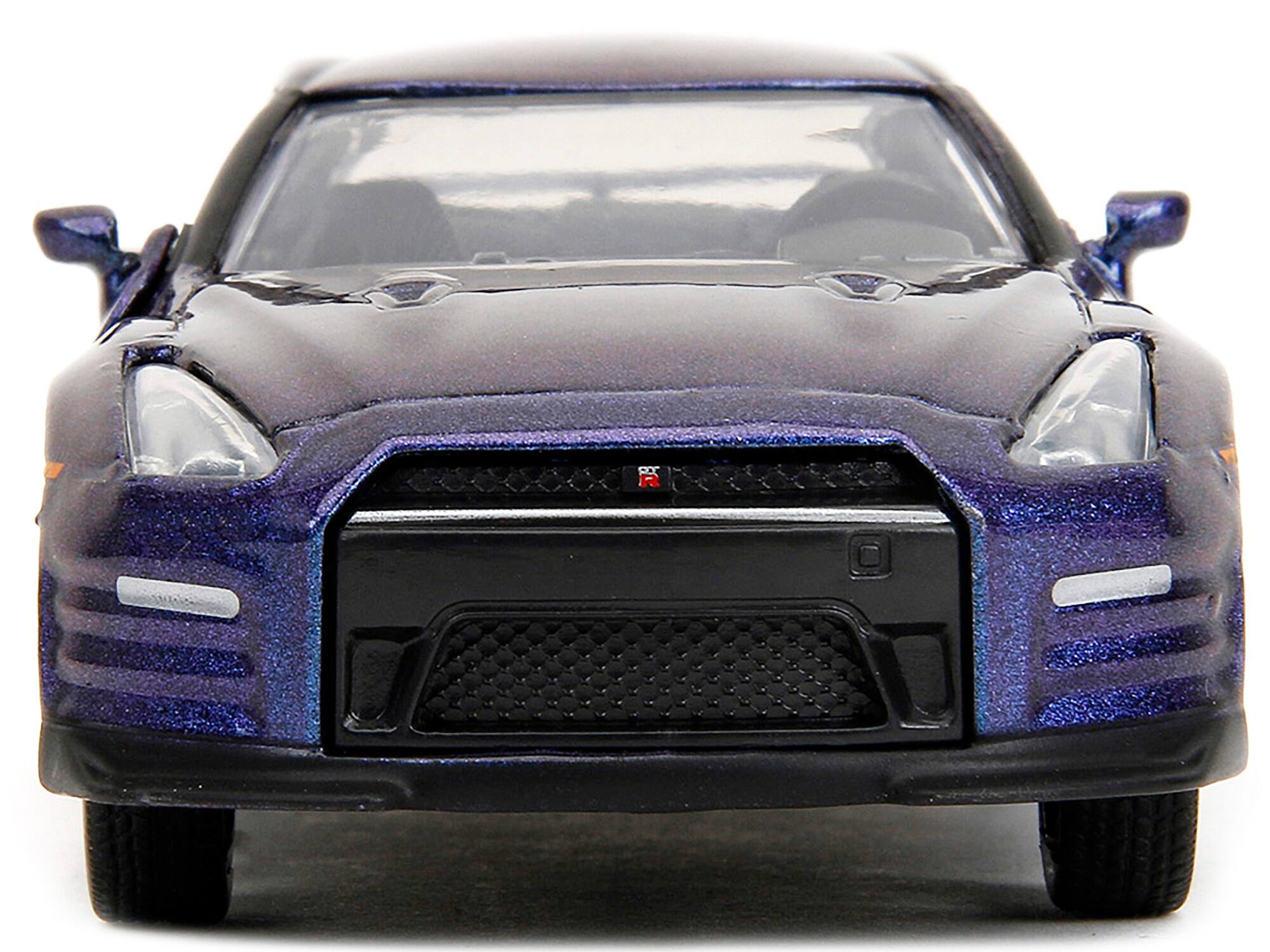 Alt View 6. Jada - 2009 Nissan GT-R (R35) Purple Metallic "Pink Slips" Series 1/32 Diecast Model Car by Jada - Multicolor.