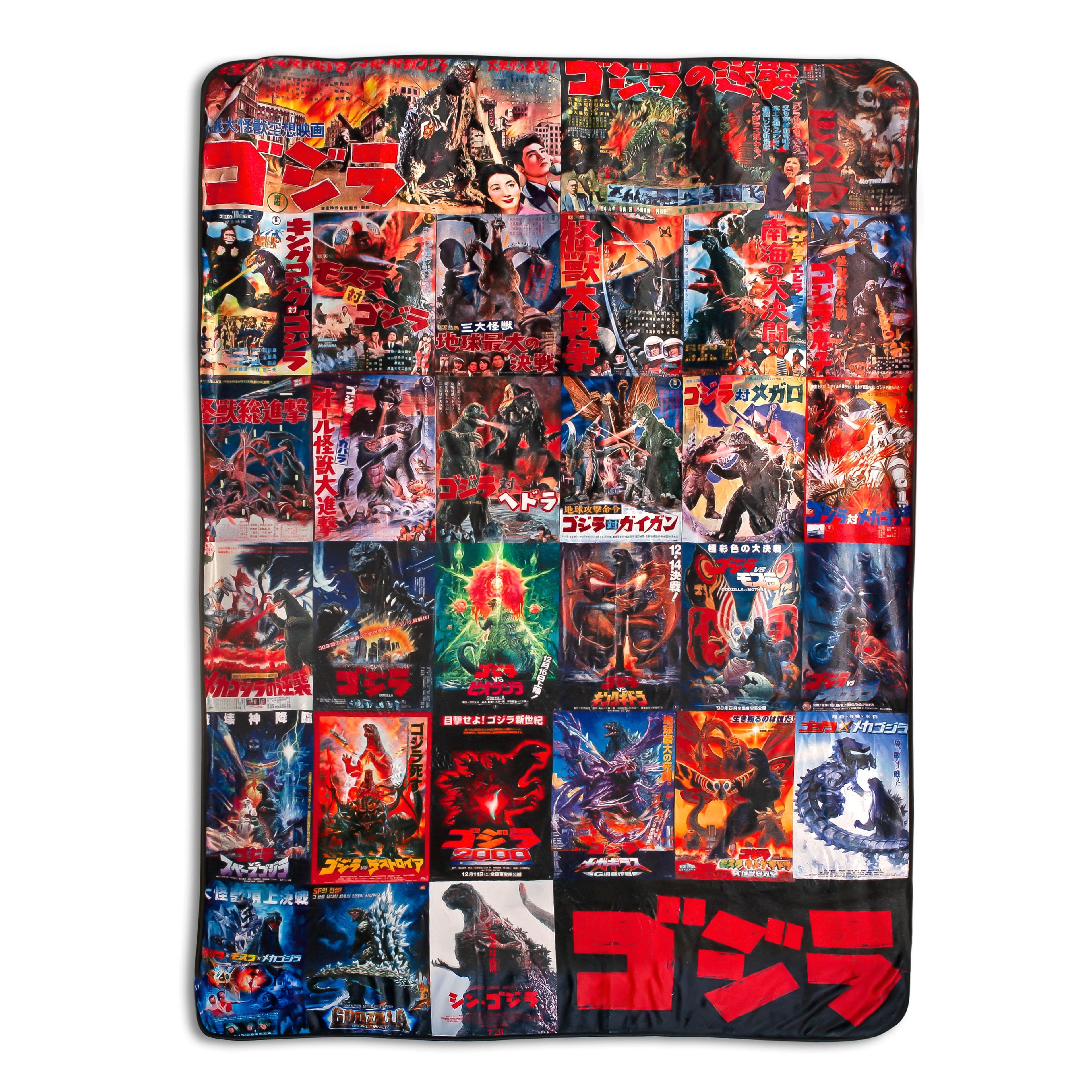Surreal Entertainment - Godzilla Movie Poster Oversized Fleece Throw Blanket | 76 x 54 Inches - Red price history on PriceWatchPro