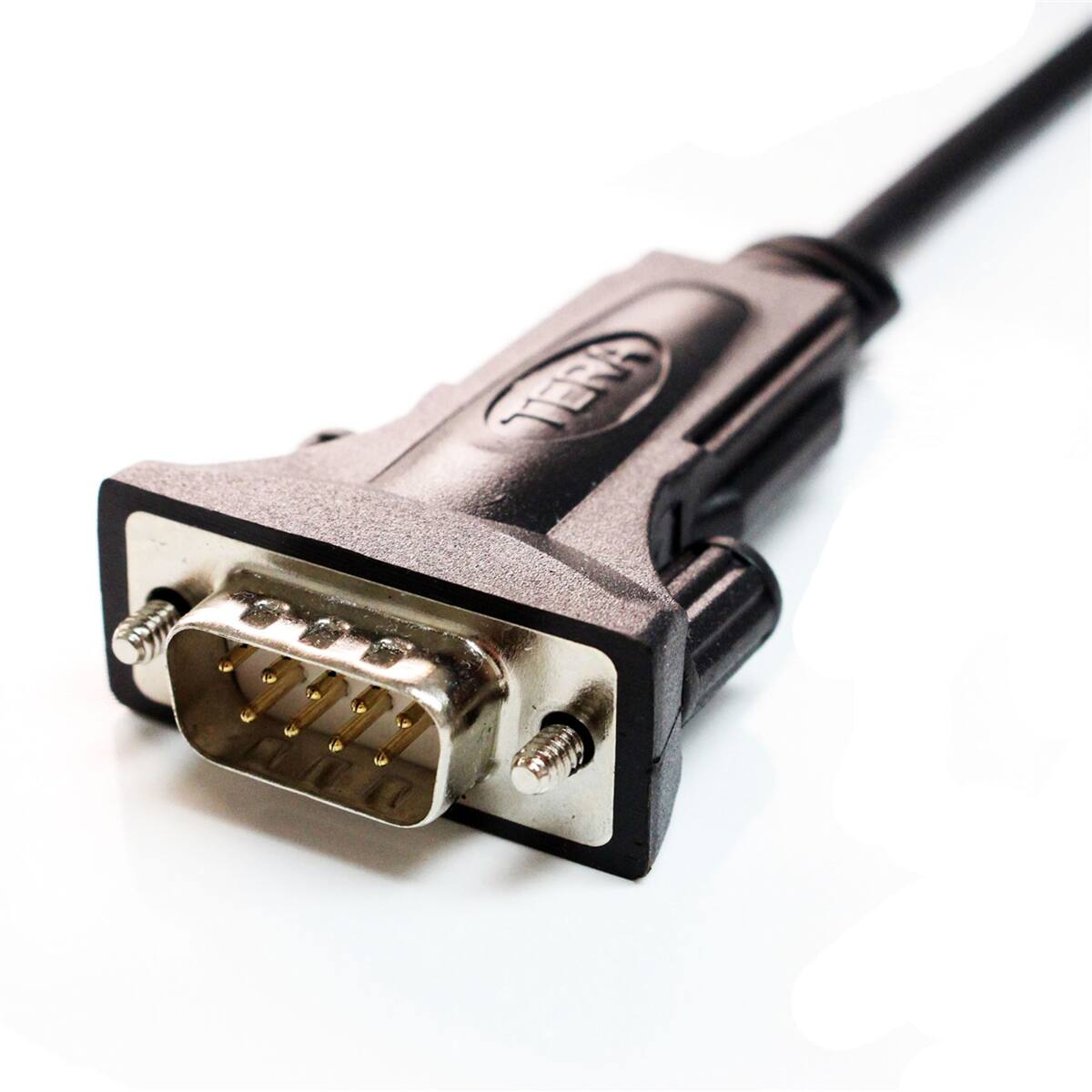 Alt View 1. Tera Grand - Tera Grand 6' Premium USB 2.0 to RS232 Serial DB9 Adapter Cable with Male Thumbscrews.