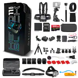 GoPro - HERO11 - Waterproof Action Camera + 64GB Card and 50 Piece Accessory Kit - Black50PC