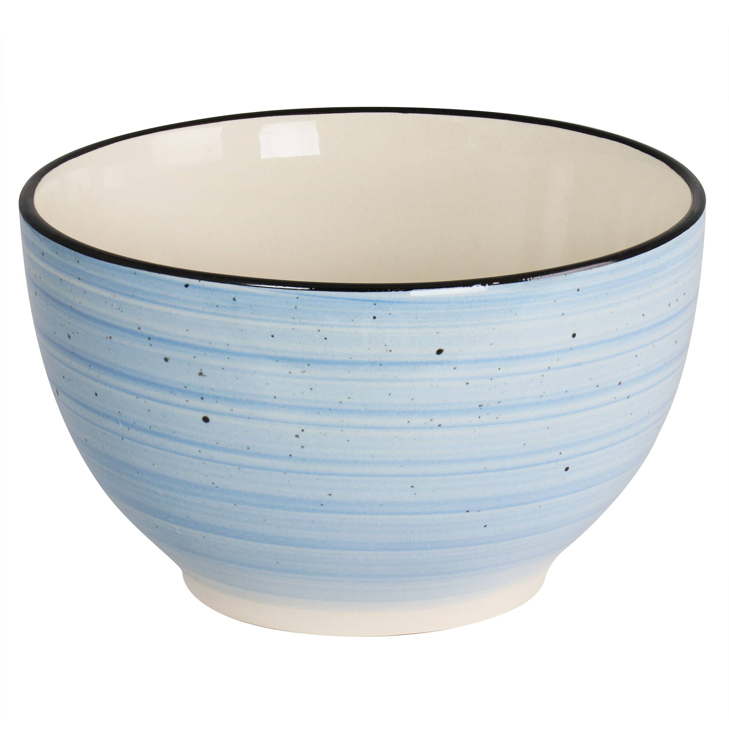 Alt View 4. Elama - Elama Gia 24 Piece Round Stoneware Dinnerware Set in Light Blue - Light Blue.