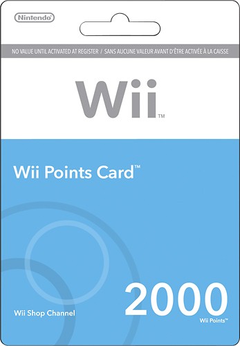  Nintendo - Nintendo Points Card for Nintendo Wii ($19.99)