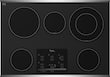 Whirlpool - 30" Built-In Electric Cooktop - Stainless Steel - Larger Front
