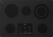 Whirlpool - 30" Built-In Electric Cooktop - Black - Larger Front