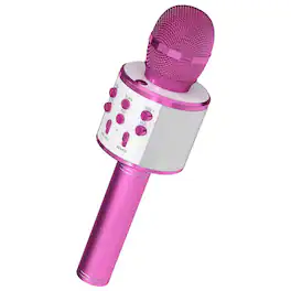 5 CORE - Microphone Wireless Karaoke Mic With Speaker 3 in 1 Portable Bluetooth Microfono Inalambrico - Pink