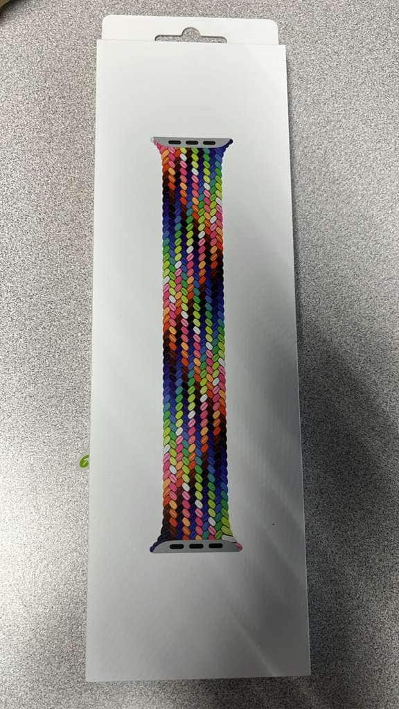 Apple - Watch Band BRAIDED SOLO LOOP 41MM WATCH BAND PRIDEEDITION MX3H3AM/A SZ 1 - multicolor