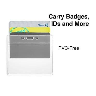 Carry Badges, IDs and More  
PVC-Free