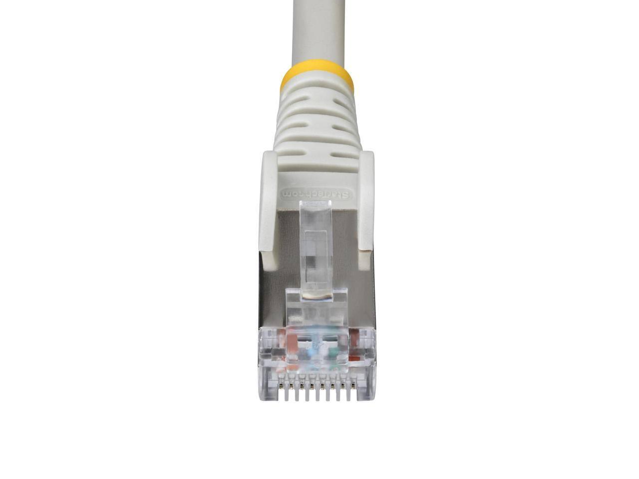 Alt View 7. StarTech.com - StarTech 75ft Gray CAT6a Ethernet Cable, 10GbE, 100W PoE++, S/FTP, LSZH, 27AWG, Shielded Patch Cord.