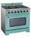 The text on the image reads: "Classic 4 burner stove."