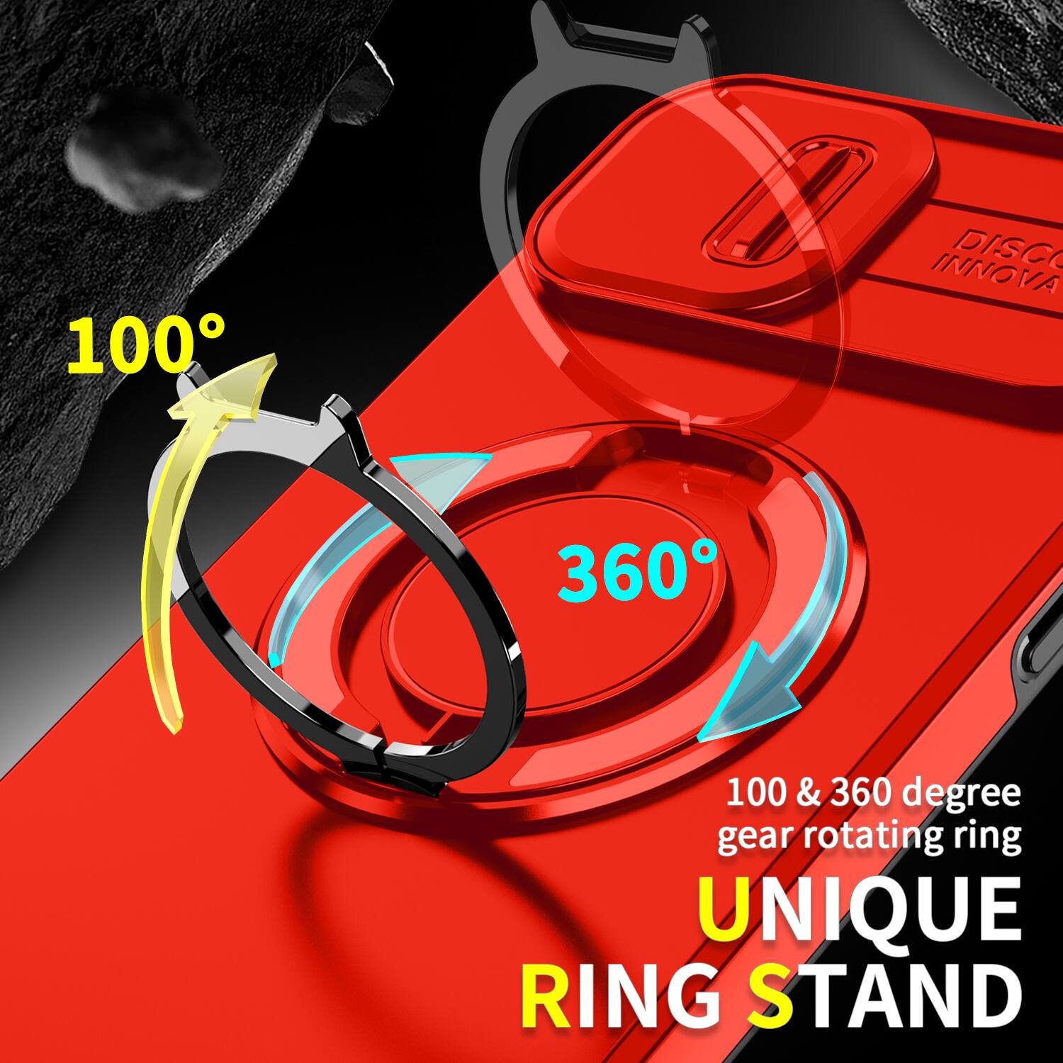 DISCO INNOVA

100 & 360 degree gear rotating ring

UNIQUE RING STAND