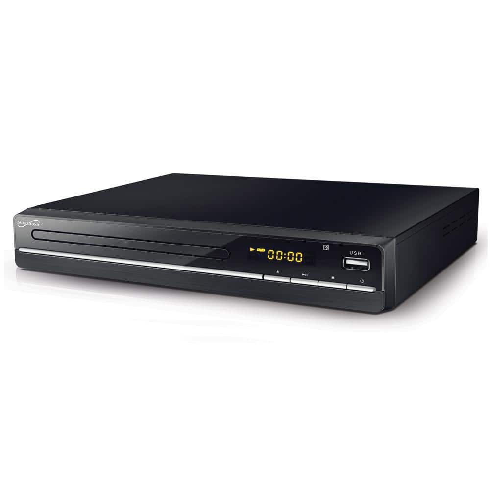 Supersonic - 2.0 Channel DVD Player with HDMI Output - Black