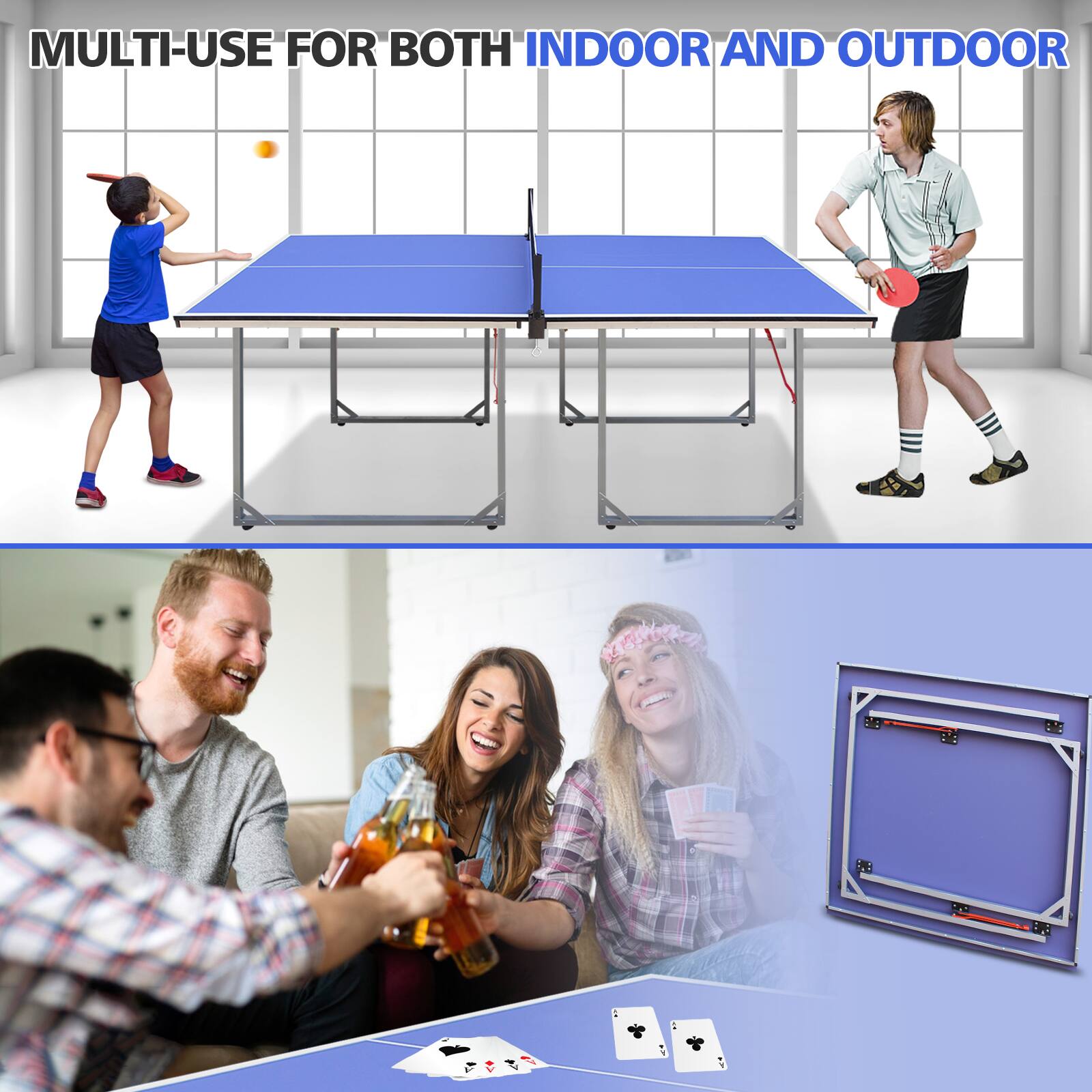 MULTI-USE FOR BOTH INDOOR AND OUTDOOR